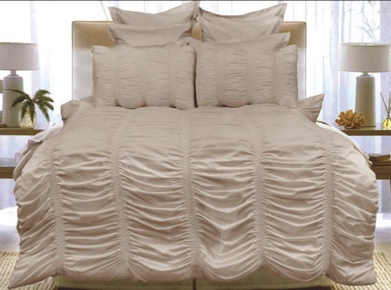 Ahmad Fiaz Textiles duvet ruched