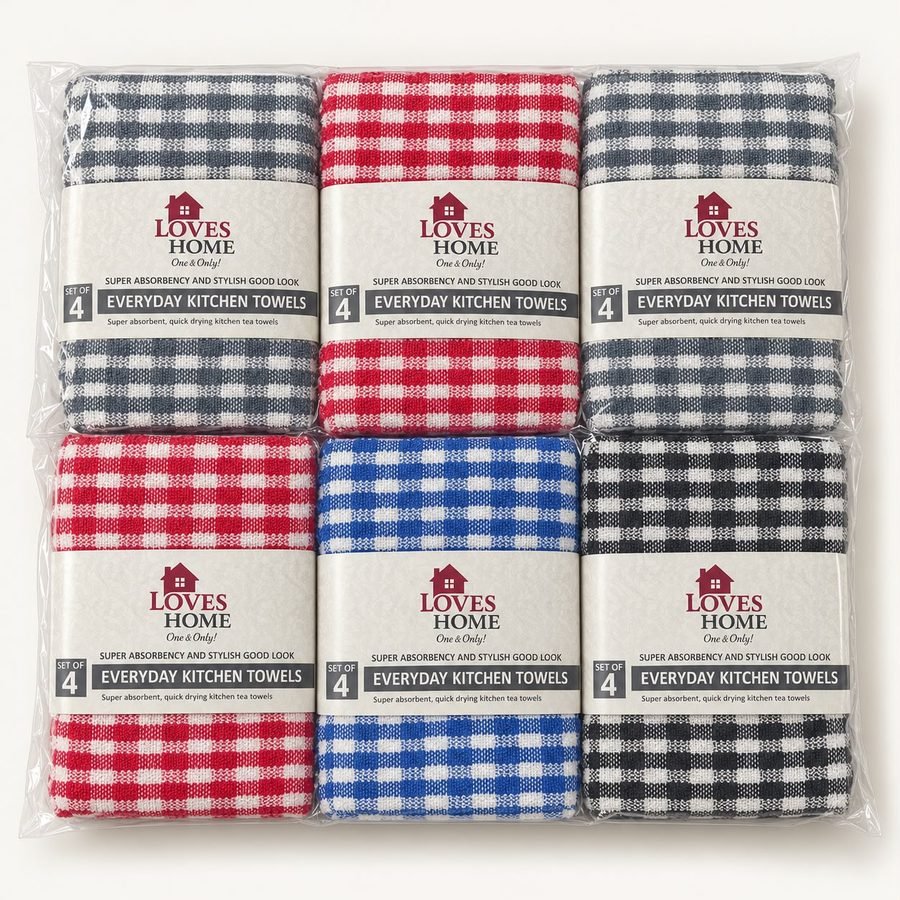 Ahmad Fiaz Textiles p gingham kitchen towels